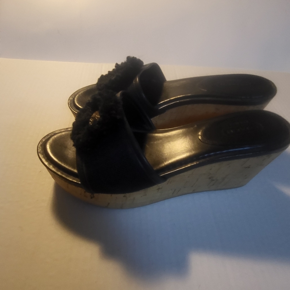 Vintage Coach Wedge‎ Heels Y2K, Floral Design, Women's Size 8.5 - Picture 11 of 12